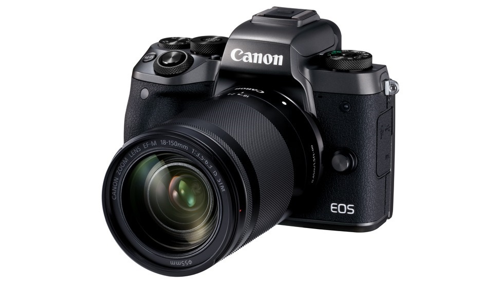 Fotoaparát Canon eos m5 objektív w ef m-18-150mm-f3-5-6-3-is-stm